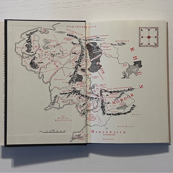 Lord of the Rings 3 Vol Set - 1965 2nd Edition - J. R. R. Tolkien - Picture 4 of 11